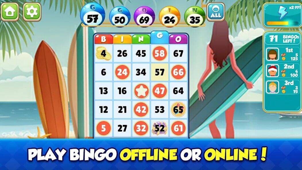 Скачать взломанную Bingo bay : Family bingo [Мод меню] MOD apk на Андроид