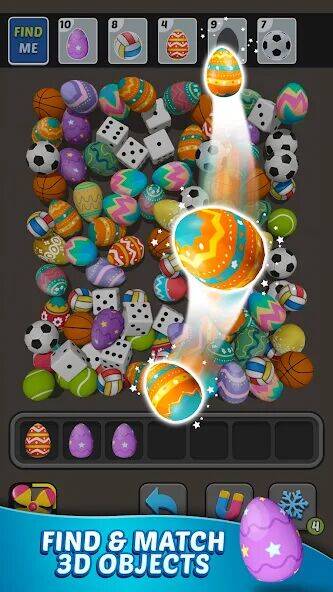Скачать взломанную Triple Find - Match Triple 3D [Мод меню] MOD apk на Андроид