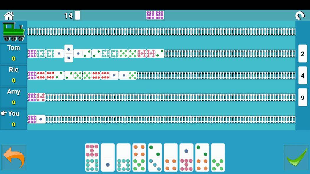 Скачать взломанную Train Dominoes [Много денег] MOD apk на Андроид