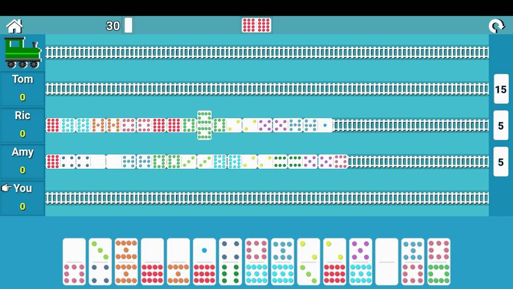Скачать взломанную Train Dominoes [Много денег] MOD apk на Андроид
