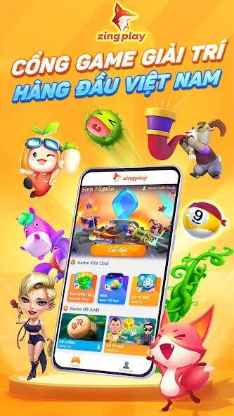 Скачать взломанную ZingPlay HD Cổng game giải trí [Много монет] MOD apk на Андроид