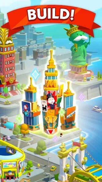 Скачать взломанную MONOPOLY GO! [Бесплатные покупки] MOD apk на Андроид