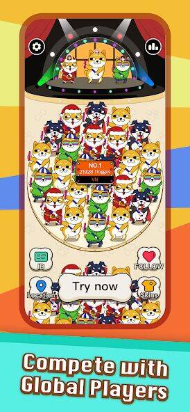 Скачать взломанную Doggo Go - Meme, Match 3 Tiles [Бесплатные покупки] MOD apk на Андроид