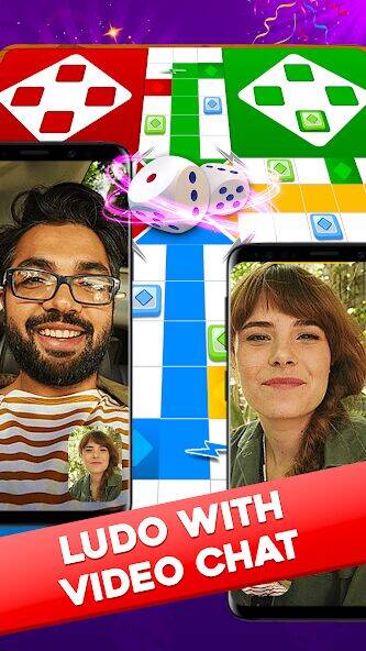 Скачать взломанную Ludo Lush-Game with Video Call [Много денег] MOD apk на Андроид
