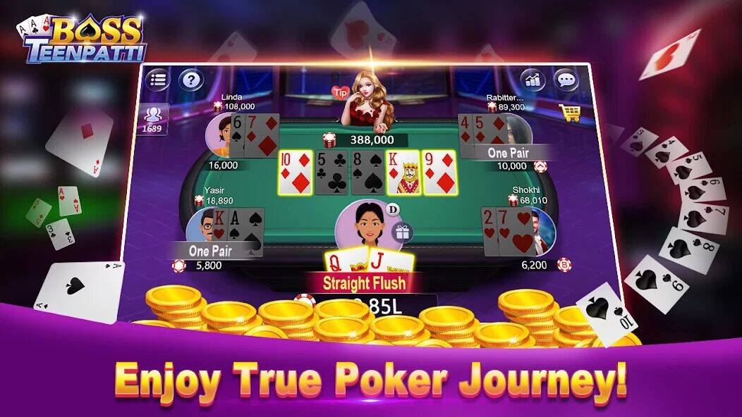 Скачать взломанную Boss Teenpatti [Мод меню] MOD apk на Андроид