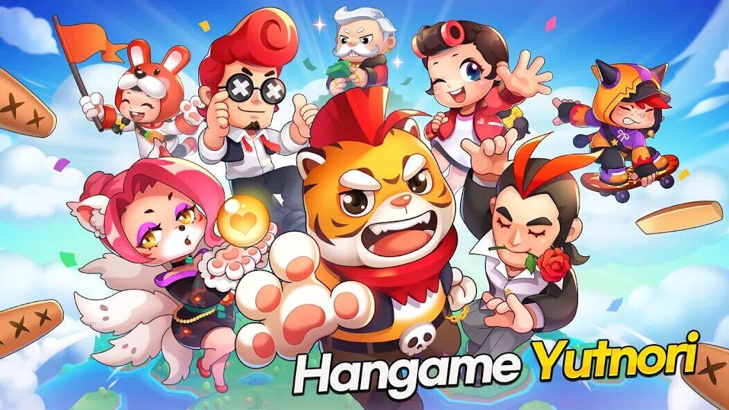 Скачать взломанную Hangame Yutnori [Много денег] MOD apk на Андроид