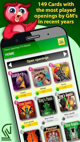 Скачать взломанную Chess Openings Pró-Master [Бесплатные покупки] MOD apk на Андроид