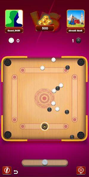 Скачать взломанную Carrom Board Pool Game [Много монет] MOD apk на Андроид