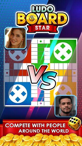 Скачать взломанную Ludo Online Multiplayer Game [Много денег] MOD apk на Андроид