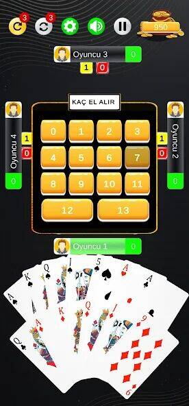 Скачать взломанную Batak - Koz Maça - internetsiz [Много денег] MOD apk на Андроид