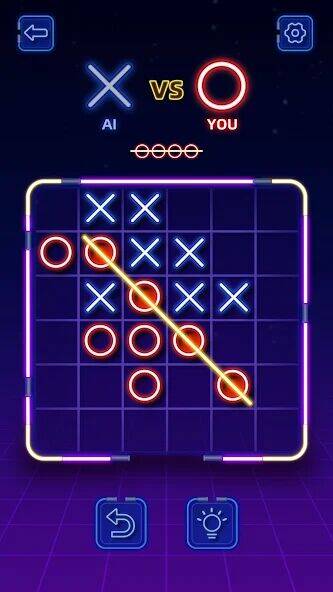 Скачать взломанную Крестики нолики на двоих [Мод меню] MOD apk на Андроид