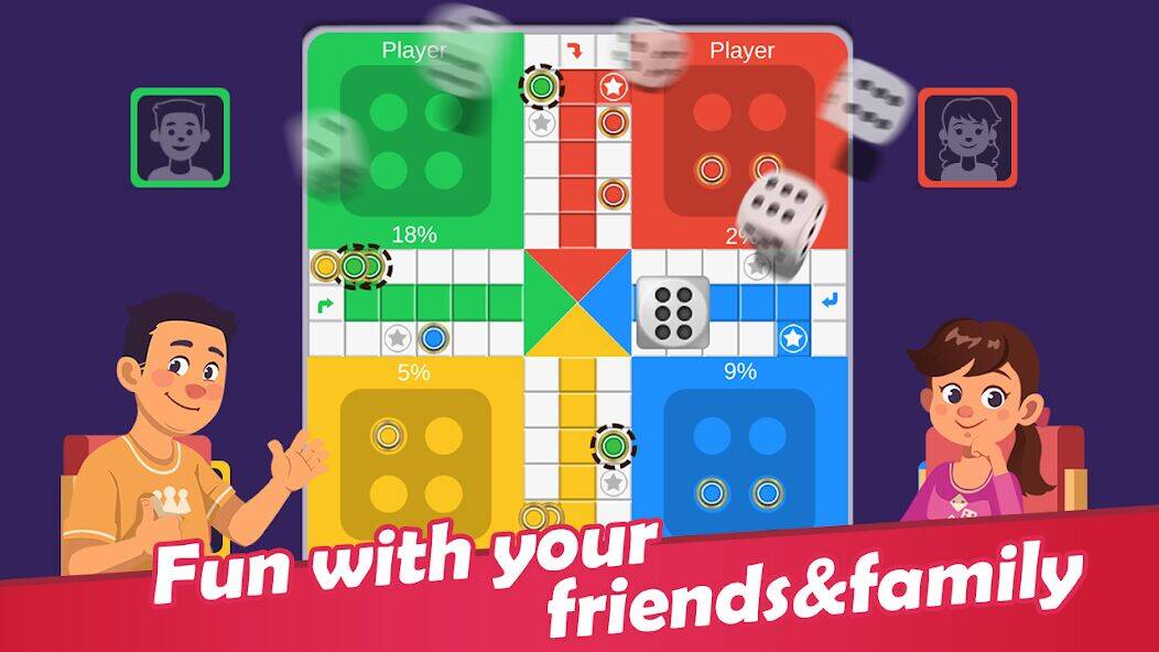 Скачать взломанную Ludo Lite-Offline Board Game [Мод меню] MOD apk на Андроид