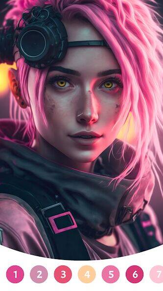 Скачать взломанную Portrait Paint by Number [Бесплатные покупки] MOD apk на Андроид