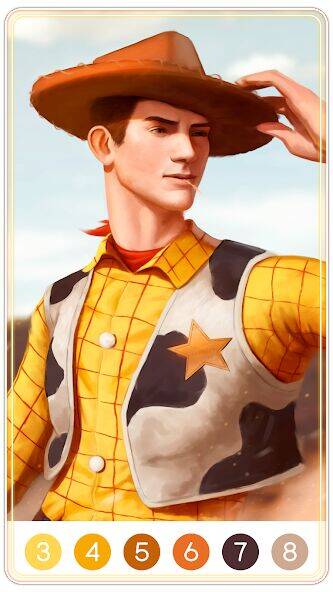 Скачать взломанную Wild West Color by Number [Много монет] MOD apk на Андроид