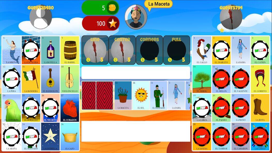 Скачать взломанную Juego de Lotería Mexicana [Бесплатные покупки] MOD apk на Андроид