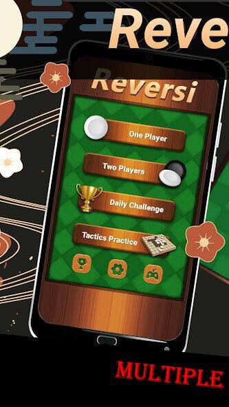 Скачать взломанную Reversi - Classic Reversi Game [Бесплатные покупки] MOD apk на Андроид
