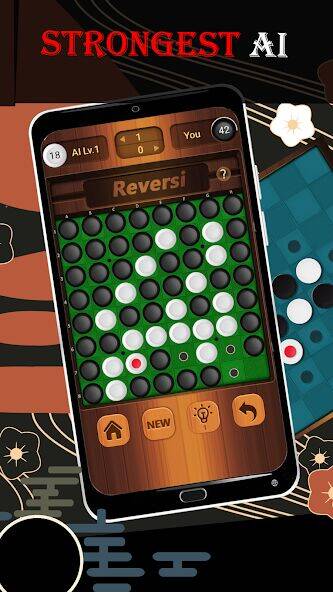 Скачать взломанную Reversi - Classic Reversi Game [Бесплатные покупки] MOD apk на Андроид