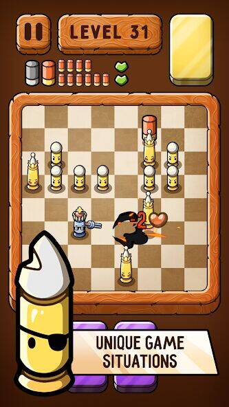 Скачать взломанную Bullet Chess: Шах и Мат [Много монет] MOD apk на Андроид