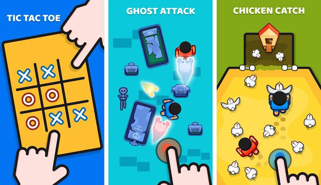 Скачать взломанную 2 Player Games, Mini Game 2023 [Бесплатные покупки] MOD apk на Андроид
