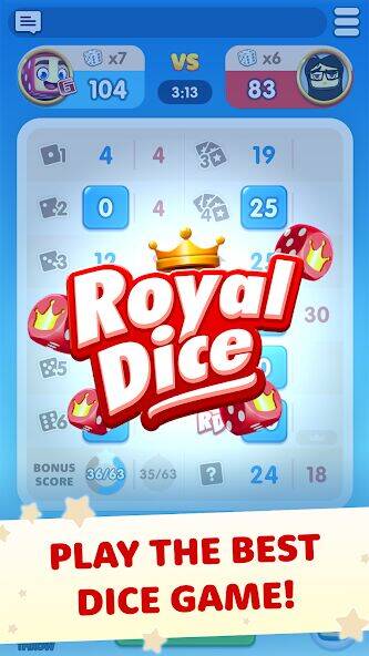 Скачать взломанную Royaldice [Бесплатные покупки] MOD apk на Андроид