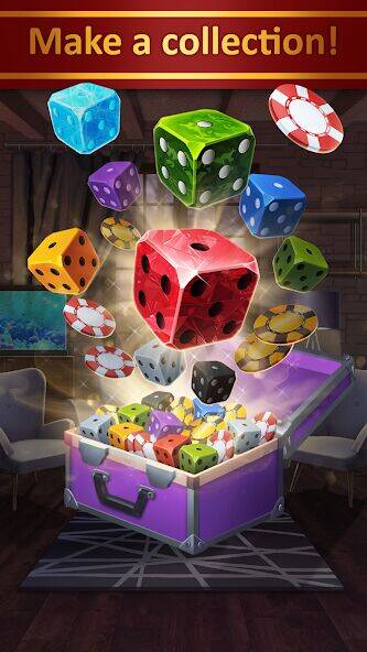 Скачать взломанную Зонк оффлайн- покер на кубиках [Много монет] MOD apk на Андроид