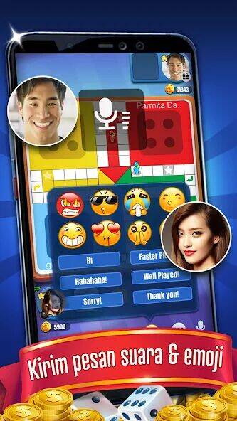 Скачать взломанную Ludo Comfun King Online Game [Много монет] MOD apk на Андроид