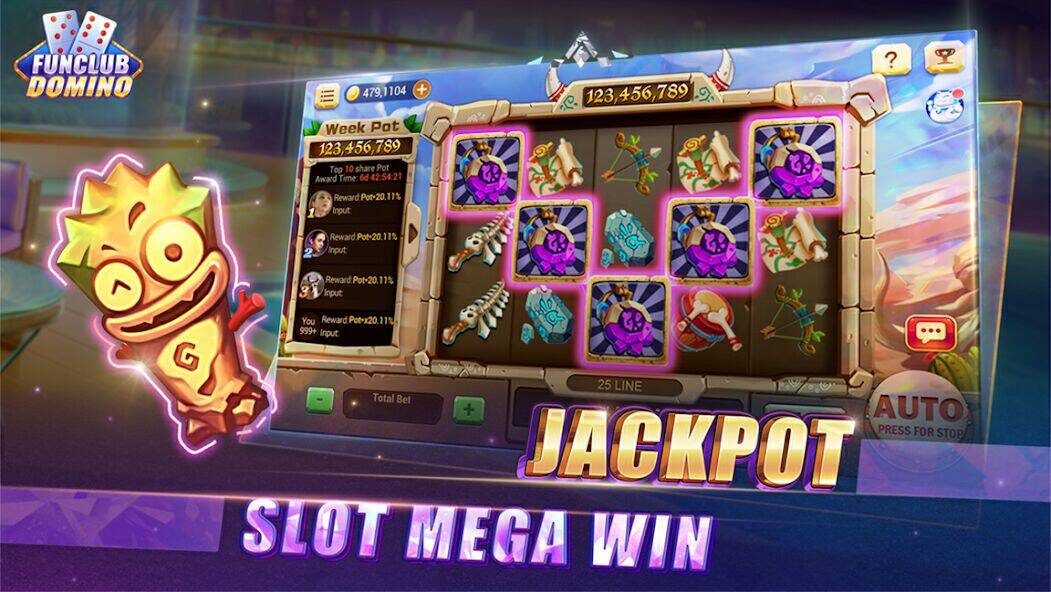 Скачать взломанную FunClub Domino QiuQiu 99 SicBo [Бесплатные покупки] MOD apk на Андроид
