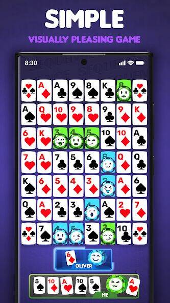 Скачать взломанную Sequence: Настольная игра [Мод меню] MOD apk на Андроид