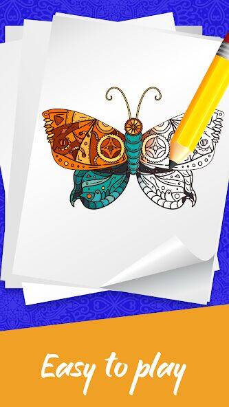 Скачать взломанную Mandala Coloring Book Game [Мод меню] MOD apk на Андроид