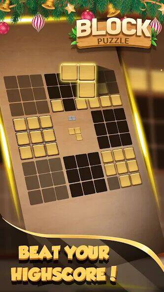 Скачать взломанную Wood Block Puzzle - Wood crush [Много денег] MOD apk на Андроид