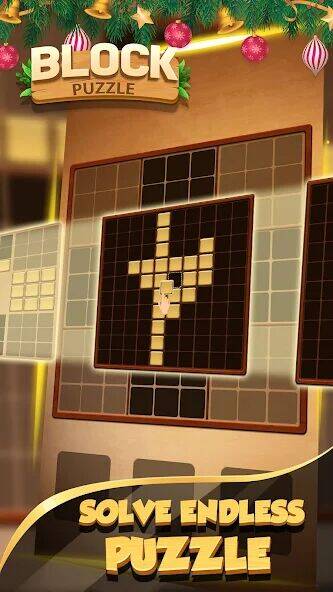 Скачать взломанную Wood Block Puzzle - Wood crush [Много денег] MOD apk на Андроид