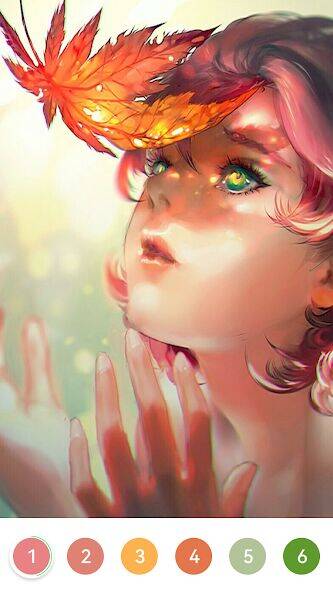 Скачать взломанную Girls Paint by Number Coloring [Бесплатные покупки] MOD apk на Андроид