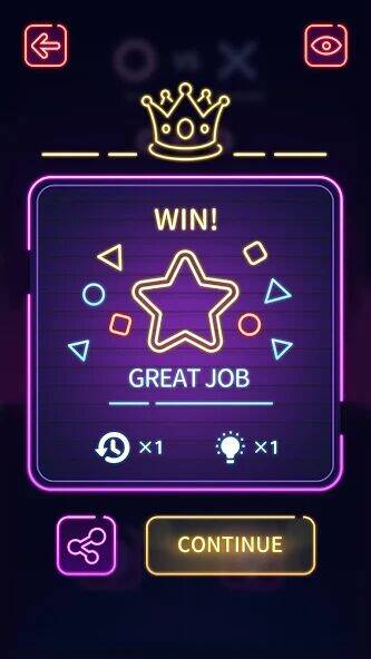 Скачать взломанную Tic Tac Toe - Offline XOXO [Много монет] MOD apk на Андроид