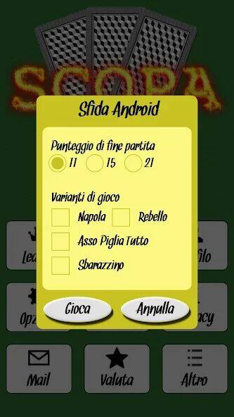 Скачать взломанную Scopa [Много монет] MOD apk на Андроид