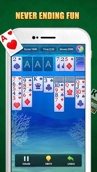 Скачать взломанную Solitaire Puzzle : Card Jigsaw [Много монет] MOD apk на Андроид