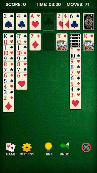 Скачать взломанную Klondike Solitaire [Много монет] MOD apk на Андроид