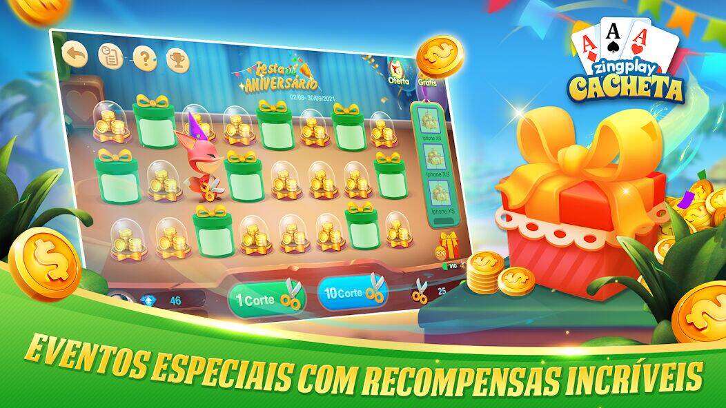 Скачать взломанную Cacheta - Pife - Jogo online [Много монет] MOD apk на Андроид