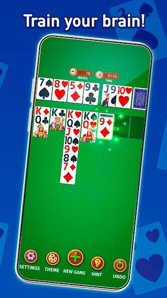 Скачать взломанную Klondike Solitaire  [Много монет] MOD apk на Андроид