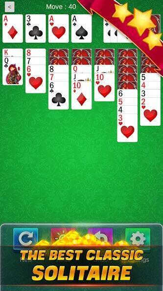 Скачать взломанную Solitaire Classic [Много монет] MOD apk на Андроид
