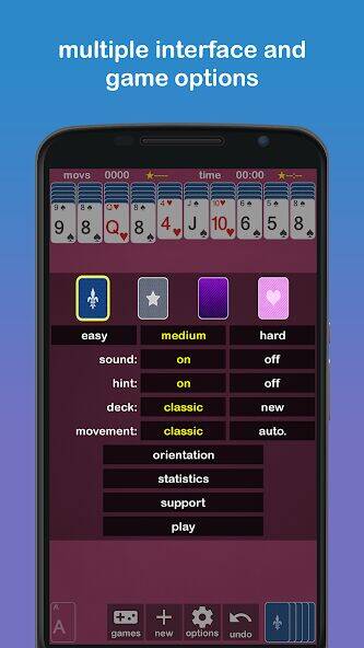 Скачать взломанную Spider Solitaire [Много монет] MOD apk на Андроид