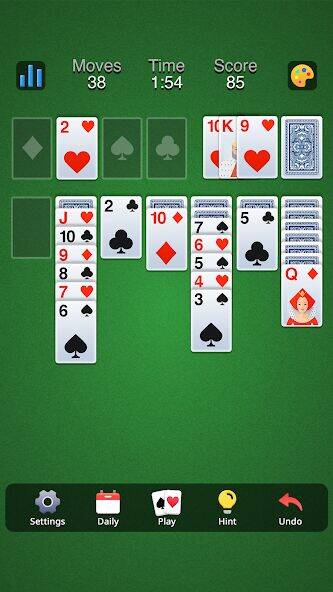 Скачать взломанную Solitaire Klondike Classic [Мод меню] MOD apk на Андроид