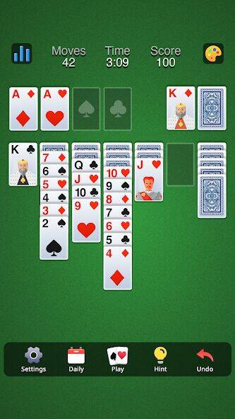 Скачать взломанную Solitaire Klondike Classic [Мод меню] MOD apk на Андроид