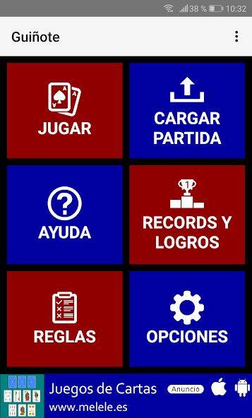 Скачать взломанную Guiñote [Бесплатные покупки] MOD apk на Андроид