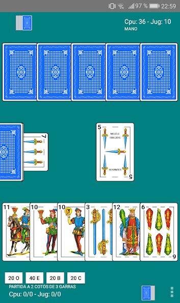 Скачать взломанную Guiñote [Бесплатные покупки] MOD apk на Андроид