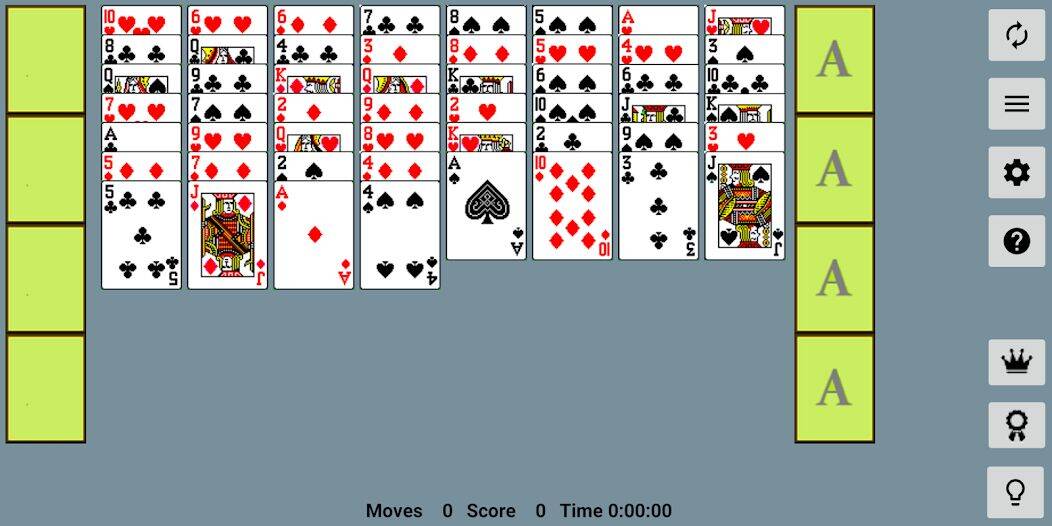 Скачать взломанную FreeCell with Leaderboards [Много монет] MOD apk на Андроид