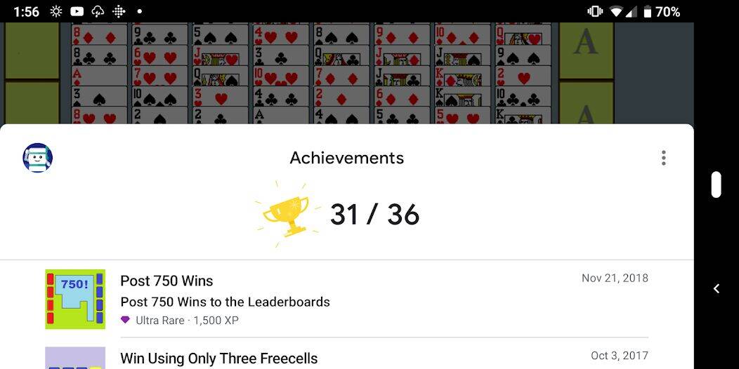Скачать взломанную FreeCell with Leaderboards [Много монет] MOD apk на Андроид