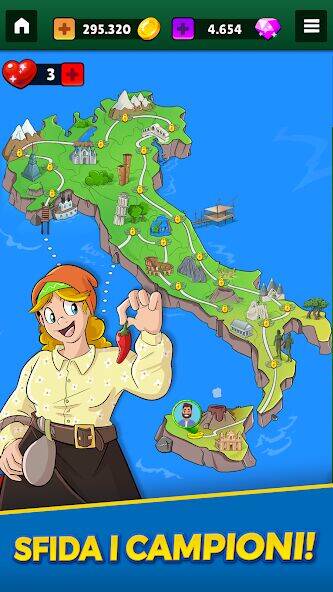 Скачать взломанную Briscola Tradizionale [Много денег] MOD apk на Андроид