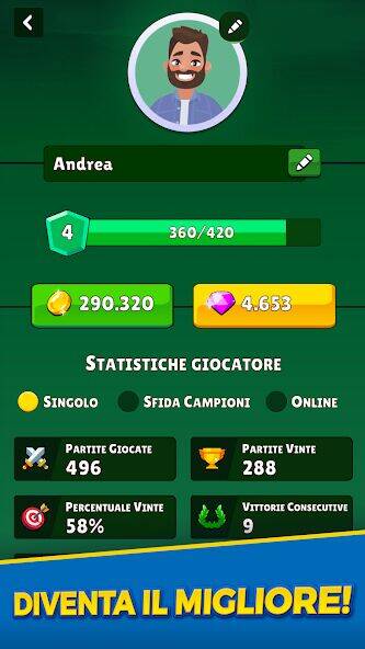 Скачать взломанную Briscola Tradizionale [Много денег] MOD apk на Андроид