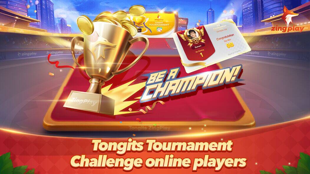 Скачать взломанную Tongits ZingPlay-Fun Challenge [Бесплатные покупки] MOD apk на Андроид