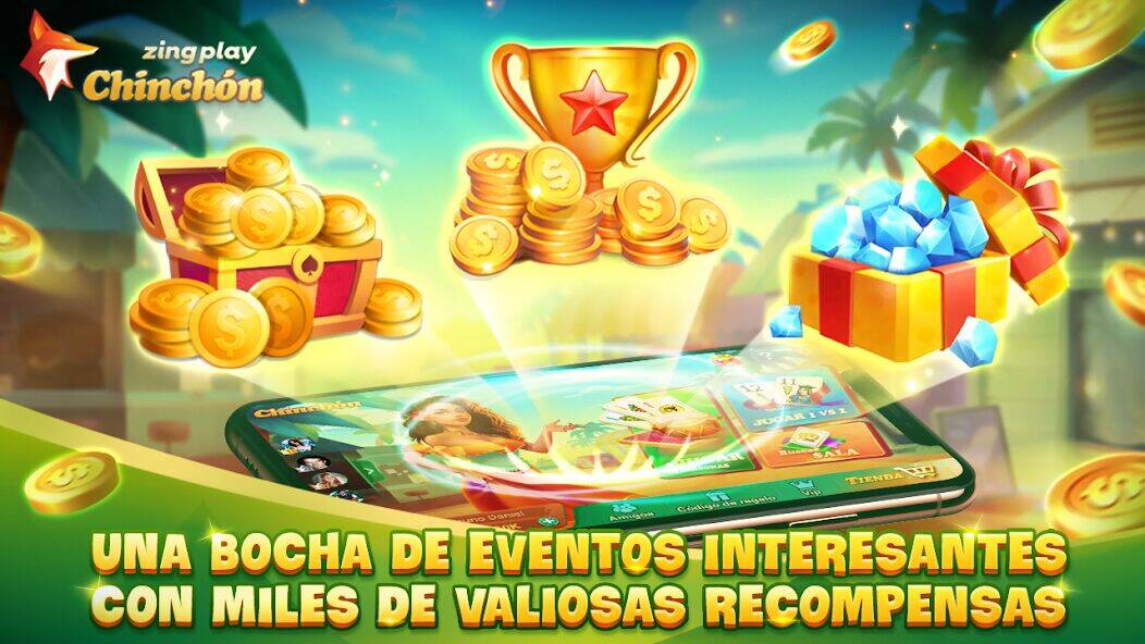 Скачать взломанную ChinChón Zingplay Juego Online [Бесплатные покупки] MOD apk на Андроид